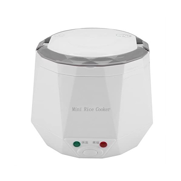 24V 140W 1,3 L électrique Portable Multifonctionnel Cuiseur à Riz Cuiseur à Vapeur pour Camion Double Boucle de sécurité pour