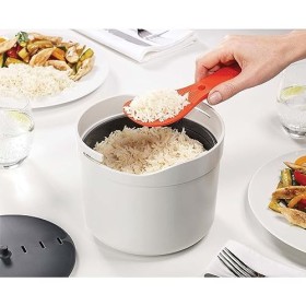 Joseph Joseph - M Cuisine - Cuiseur à Riz pour Micro-ondes, multifonction, Capacité 2 litres, avec instructions de cuisson, p