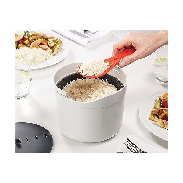 Joseph Joseph - M Cuisine - Cuiseur à Riz pour Micro-ondes, multifonction, Capacité 2 litres, avec instructions de cuisson, p