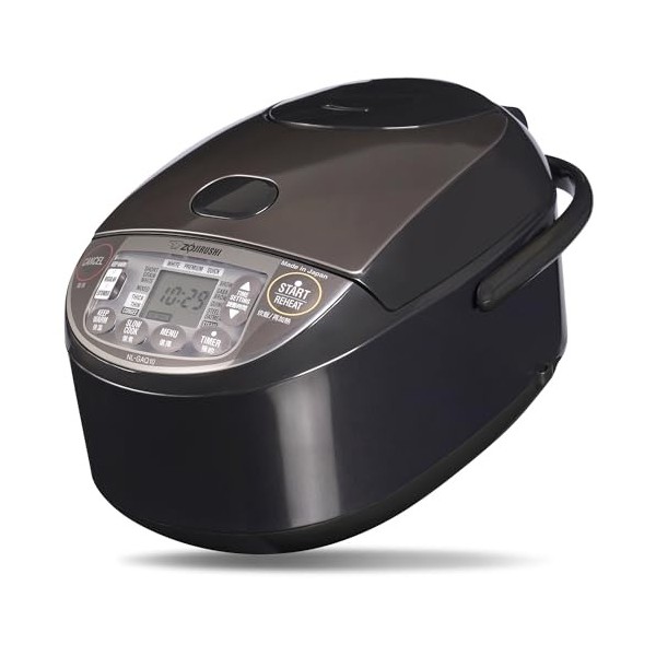 ZOJIRUSHI Cuiseur à riz premium NL-GAQ10-1,0 litre - avec fonction de maintien au chaud - avec verre doseur, cuillère à riz e