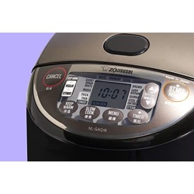 ZOJIRUSHI Cuiseur à riz premium NL-GAQ10-1,0 litre - avec fonction de maintien au chaud - avec verre doseur, cuillère à riz e