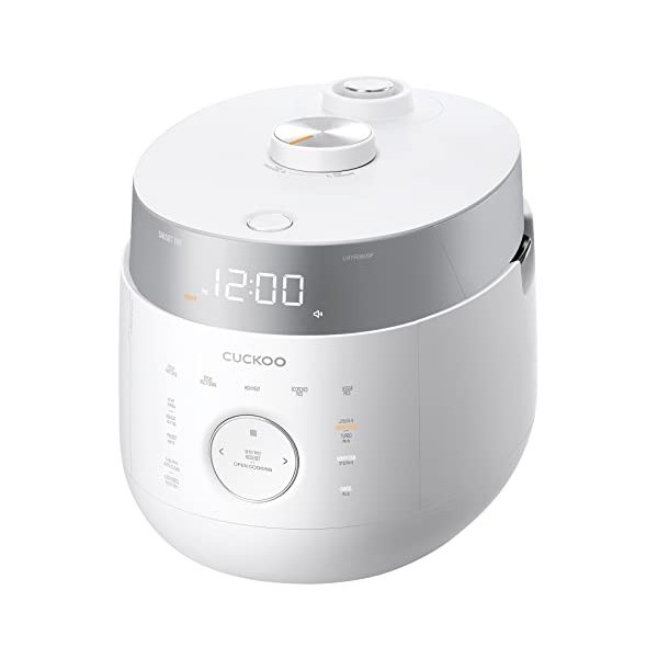 CUCKOO Cuiseur à riz et cuiseur vapeur avec 16 programmes, induction, mode pas de pression, fonction de cuisson ouverte, minu