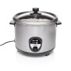 Tristar Cuiseur à riz RK-6117-0,6 litre - Fonction de maintien au chaud,300w,0.6l,18 x 18 x 18cm,noir,blanc