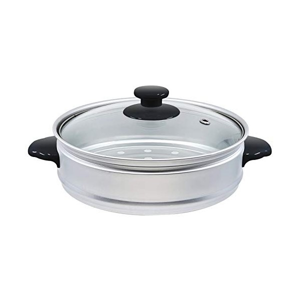 Korona 58010 Cuiseur à riz 2 en 1 I Blanc I Cuiseur vapeur avec insert I 1,5 l I Revêtement antiadhésif I Fonction maintien a