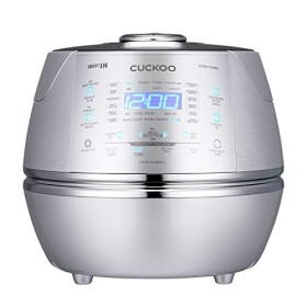 CUCKOO CRP-CHSS1009FN Cuiseur à vapeur de riz, 1,8 l, 10 tasses, technologie de chauffage à induction IH, DSP, programmable, 