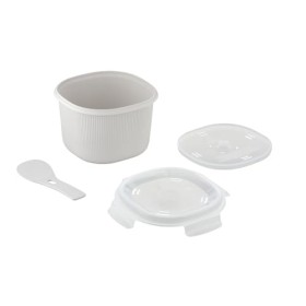 CARE+PROTECT Cuiseur à Riz au Micro-Ondes - Idéal pour Cuire à la Vapeur - Servir et Conserver les Céréales - le Couscous - l