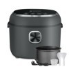AMZCHEF Mini cuiseur de riz 2L multifonctionnel pour 1-4 personnes,4 tasses non cuit ,Rice Cooker de riz 400W,7 fonctions de