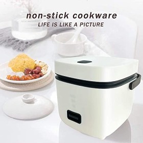 Cuiseur à riz 1,2 l avec cuiseur vapeur, cuisson antiadhésive, protection haute température, fonctionnement à une touche Parf