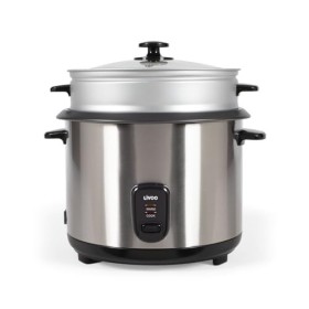 Livoo - Cuiseur à riz et vapeur - Acier inoxydable, 2,8L, 1000W, cuve amovible