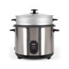Livoo - Cuiseur à riz et vapeur - Acier inoxydable, 2,8L, 1000W, cuve amovible