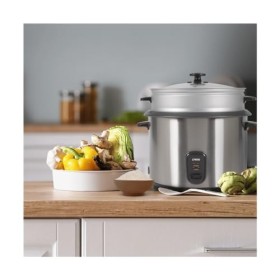 Livoo - Cuiseur à riz et vapeur - Acier inoxydable, 2,8L, 1000W, cuve amovible