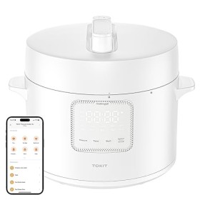 TOKIT Multicuiseur 5L Autocuiseur Électrique - Smart Control MiHome Cocottes-minute Mijoteuse, Cuiseur à Riz, Yaourtière, Cui
