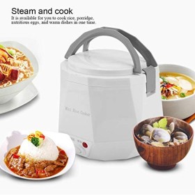 Cuiseur à riz électrique, cuiseur vapeur 24 V 140 W 1,3 L pour la cuisson du riz, de la bouillie, des œufs nutritifs et des p