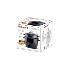 TECHWOOD Cuiseur a riz - TCRV-1826-1,8 L - Cuisson vapeur - Noir