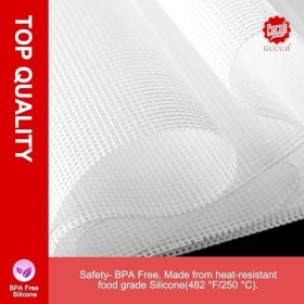 Guguji Lot de 5 Premium en Silicone Anti-adhésif déshydrateur Feuilles pour déshydrateur de Fruits en Filet