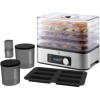 WMF KITCHENminis Déshydrateur, 400 W, Inox, 5 Plateaux sans BPA, Programmable Fruits séchés légumes champignons déshydratés b