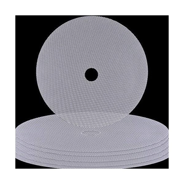 Feuilles de déshydrateur de silicone, Sopito 6 pièces 33cm Rond Antiadhésif Réutilisable Feuilles de déshydrateur de fruits