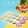 Feuilles Déshydrateur en Silicone, 8 Pièces Antiadhésif Feuille en Maille, Tapis de Déshydratation de Séchoir à Fruits Alimen
