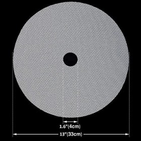 8 Pièces Feuilles Rondes de Déshydrateur de Silicone, Tapis Déshydratant Antiadhésif pour Fruits, Feuille de Maille de Tapis 