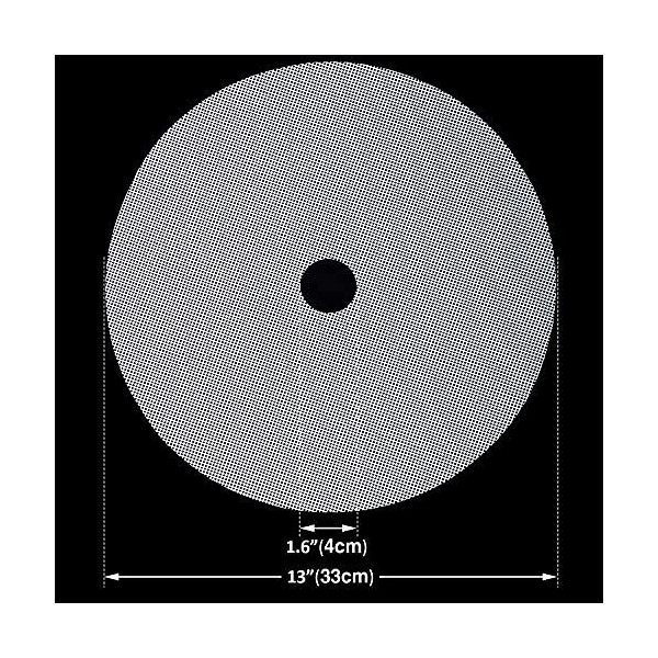 8 Pièces Feuilles Rondes de Déshydrateur de Silicone, Tapis Déshydratant Antiadhésif pour Fruits, Feuille de Maille de Tapis 