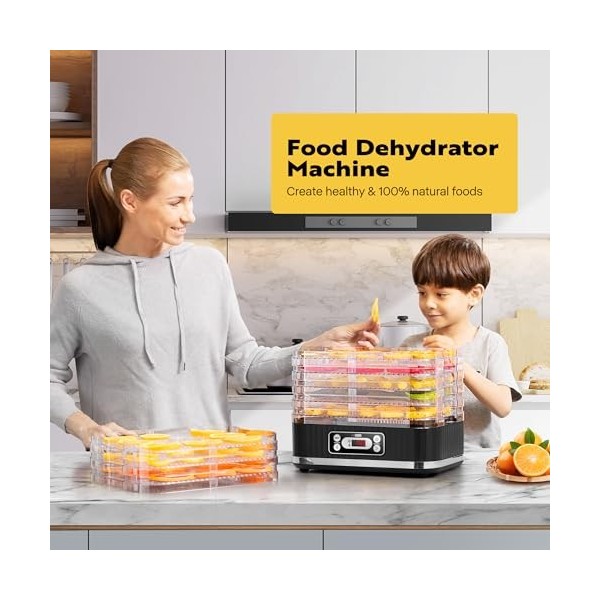 VIVOHOME Déshydrateur électrique à 8 plateaux avec minuterie numérique et contrôle de la température