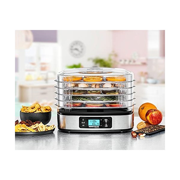 Rommelsbacher DA 350 déshydrateur alimentaire acier inoxydable 350 W