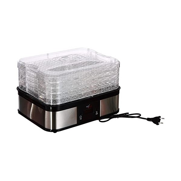 Melchioni Family | Déshydrateur BABELE – Déshydrateur Alimentaire Multiusage avec 5 Plateaux Empilables et Amovibles, 250W, T