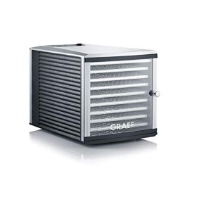 Graef DA510EU Déshydrateur automatique, couleur argent, 630 W, 230 V, 10 tiroirs