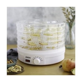Livoo, Déshydrateur DOM202 – 245W, 5 plateaux Ø 33 cm, thermostat ajustable, compatible lave-vaisselle