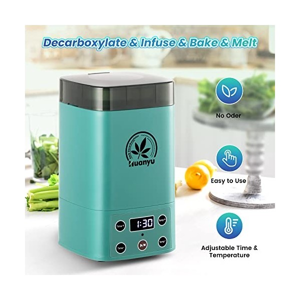 Huanyu Décarboxylateur pour herbes et infusion dhuile de beurre