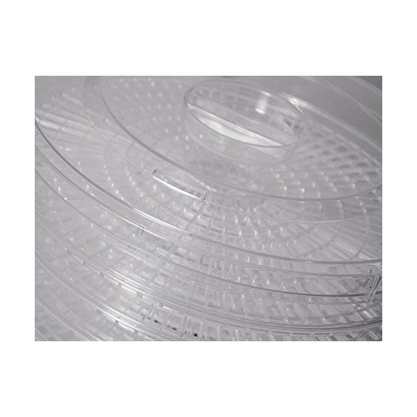 Déshydrateur de Champignons, Légumes Et Fruits ELDOM SG200N Crusty, 5 Plateaux De Diamètre De 32 cm, Puissance 245 W
