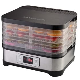 Déshydrateur alimentaire température réglable sèche aliments 70° Affichage digital MANHATTAN avec Minuterie 72H 250W