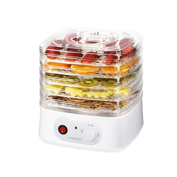 Esperanza EKD004 Food Déhydrator Transparent White 250 W