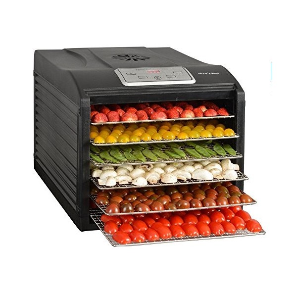 Déshydrateur Fruits Et Légumes 6 Plateaux 500w - SECCO 6 BLACK
