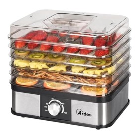 ARDES - AR1K15 Déshydrateur Alimentaire pour Fruits Légumes Champignons Déshydratation Rapide - 5 Clayettes Lavables, Tempéra