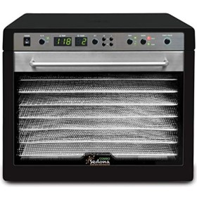 Tribest Déshydrateur Sedona Combo Plateaux Inox, Noir