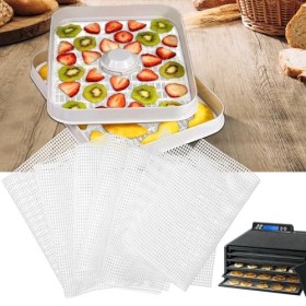 RANJIMA Lot de 6 films de déshydratation pour déshydrateur automatique - Réutilisables - En silicone antiadhésif - Pour sécho