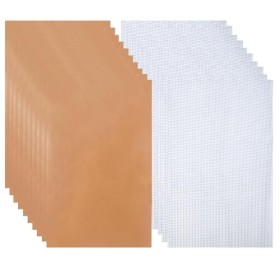 Lot de 10 feuilles de déshydrateur en silicone antiadhésif et 10 feuilles de déshydrateur rectangulaires pour déshydrateur au