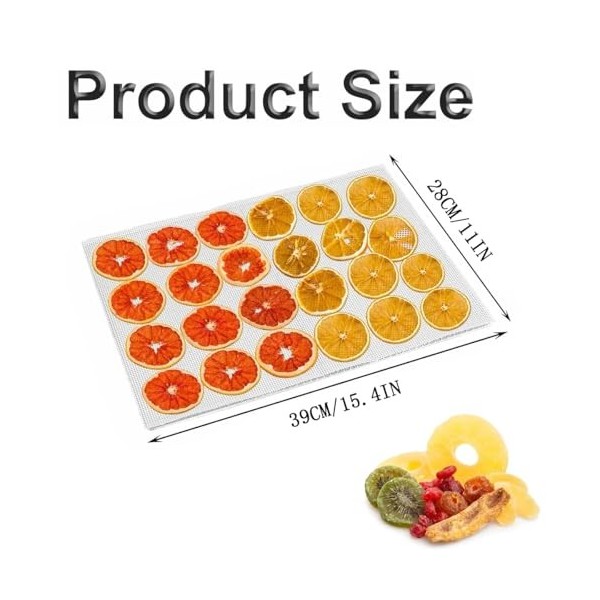 8 Pièces Feuilles Déshydrateur en Silicone,Anti-Adhésif Tapis Silicone,Feuilles de Déshydrateur Carrées en Silicone Tapis de 