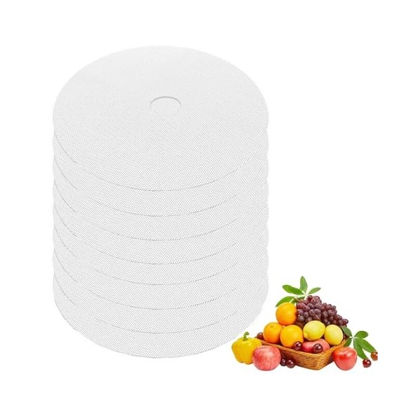 Déshydrateur, 8 Morceaux de Film Déshydrateur, Déshydrateur 33x33 cm, Feuilles de Déshydrateur en Silicone Antiadhésives, Ada