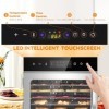 Moongiantgo Deshydrateur Alimentaire, Déshydrateur de Nourriture avec 6 Plateaux Inox, Réglable de Température 30-90 ℃, Minut
