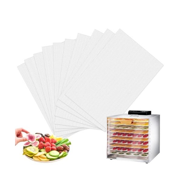 Idota Lot de 10 films de déshydratation pour déshydrateur automatique - 38,5 x 28,5 cm - Film de déshydratation anti-adhésif 
