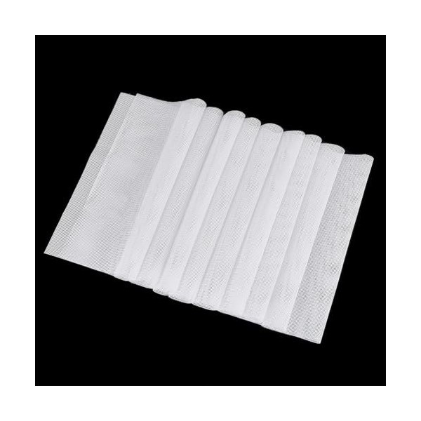 FINGERINSPIRE Feuilles de Déshydrateur en Maille de Silicone 35x200cm Blanc Tapis de Déshydrateur de Fruits Antiadhésifs Tapi