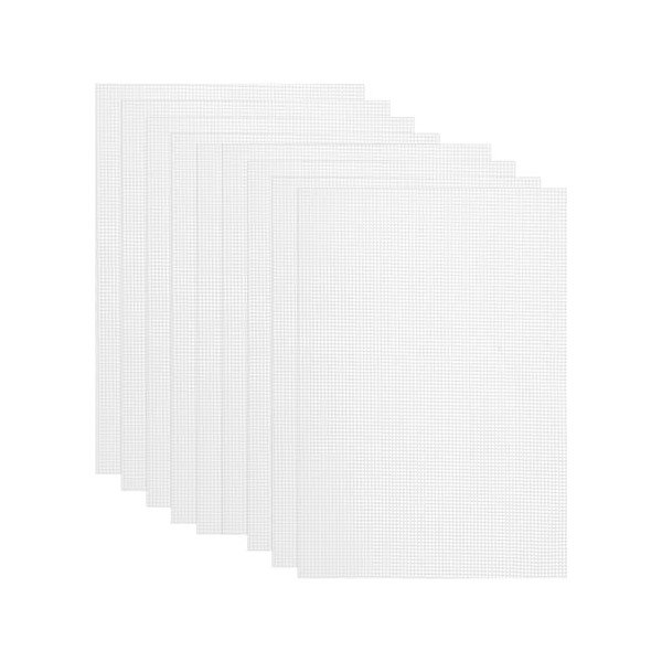 QUARKZMAN 11,2 x 7,9" Silicone Déshydrateur Feuilles, 9 pcs Antiadhésif Déshydrateur Séchage Maille Réutilisable Fruit Séchoi