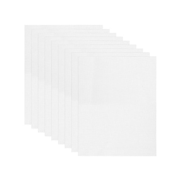 QUARKZMAN 19,5 x 14,6" Silicone Déshydrateur Feuilles, 9 pcs Antiadhésif Déshydrateur Séchage Maille Réutilisable Fruit Sécho