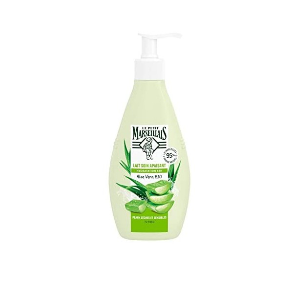 Sans Marque - Lait Hydratant Apaisant à lAloe Vera Bio 250ml - Soin Corporel Nourrissant pour une Peau Douce et Hydratée - F