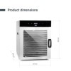Lacor - 69524 - Déshydrateur Alimentaire Dry, Grande capacité, 14 Plateaux, Porte en verre transparent, Ventilateur silencieu