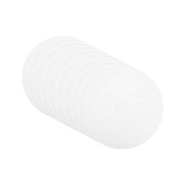uxcell Lot de 9 feuilles de déshydratateur rondes en silicone anti-adhésives réutilisables pour déshydratateur de fruits - Bl