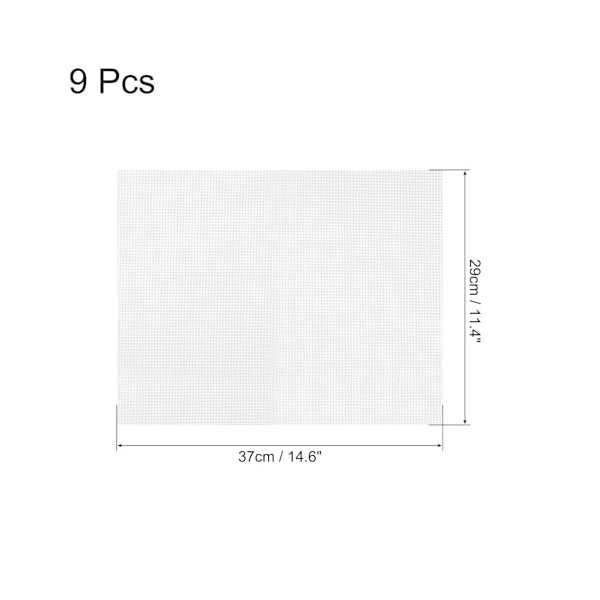 QUARKZMAN Feuilles de Déshydrateur en Silicone 15,7 x 23,6", 9 Pièces de Maille de Séchage Réutilisable pour Déshydrateur de 