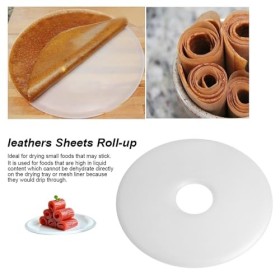 Feuilles de Rouleaux de Fruits, Déshydrateur Alimentaire Plateau de Séchage Feuille Enroulable en Silicone Déshydrateurs Rond